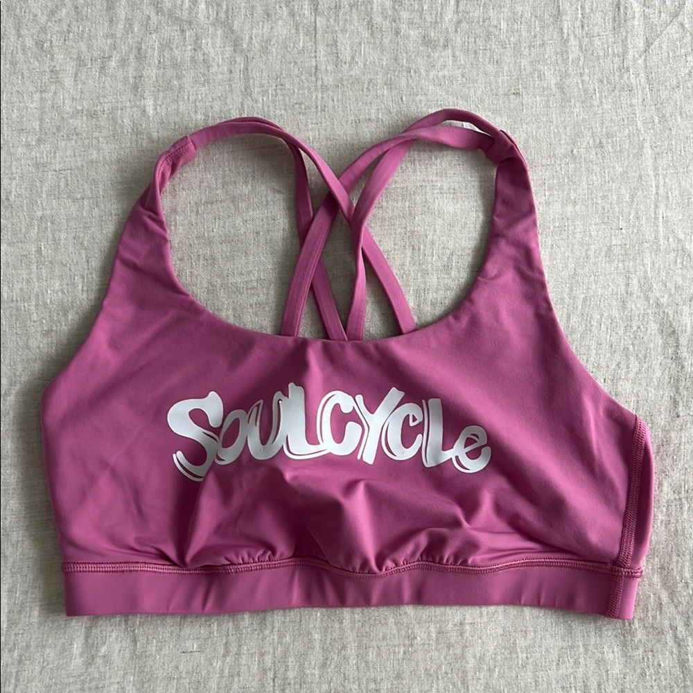 Lululemon Pink Racerback Sports Bra